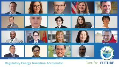 Headshots of members of the Regulatory Energy Transition Accelerator 