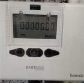 Blurry poor quality meter photo submission example