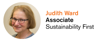 Judith Ward, Associate at Sustainability First