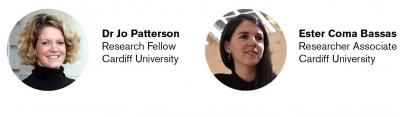Dr Jo Patterson, Research Fellow, and Ester Coma Bassas, Researcher Associate