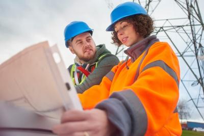 Electricians doing repairs