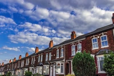 terraced uk street